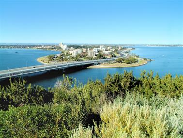 South Perth & Narrows Bridge, Western Australia